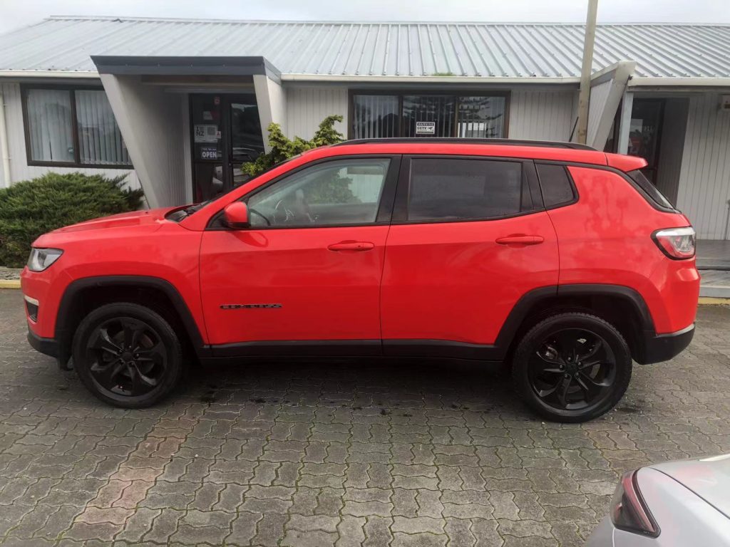 2018 Jeep Compass LIMITED 2.4P/4WD/9AT Red Station Wagon NZ NEW, LIMITED EDITION