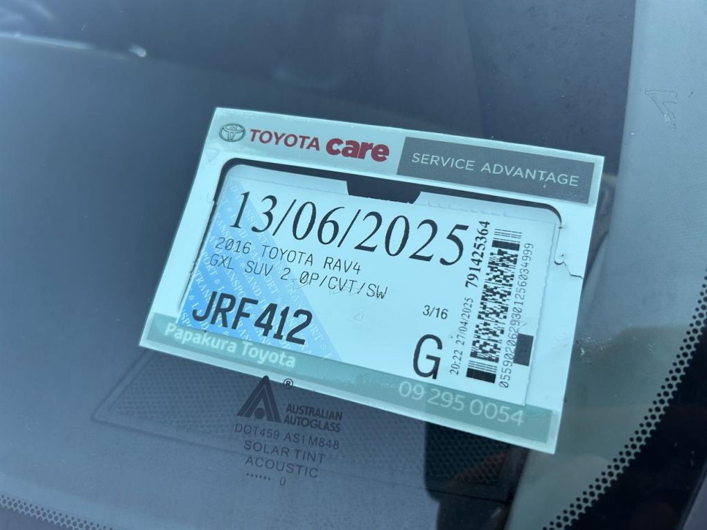 2016 Toyota RAV4 GXL 2.0P