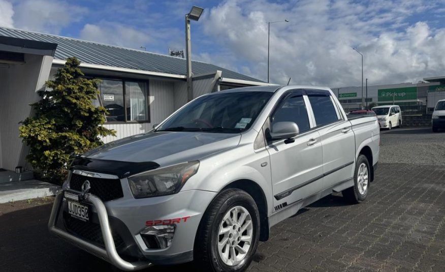 2015 Ssangyong Actyon Sport Ute